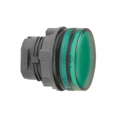 Harmony XB5 Lampka sygnalizacyjna zielona żarówka BA9s plastikowa karbowana ZB5AV03S SCHNEIDER (ZB5AV03S)
