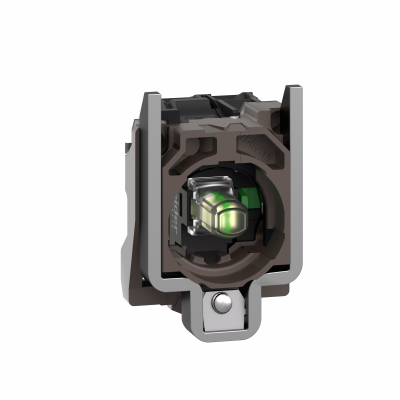 Harmony XB4 Korpus przycisku z elementem świetlnym biały LED 230/240V 1Z metalowy ZB4BW0M11 SCHNEIDER (ZB4BW0M11)