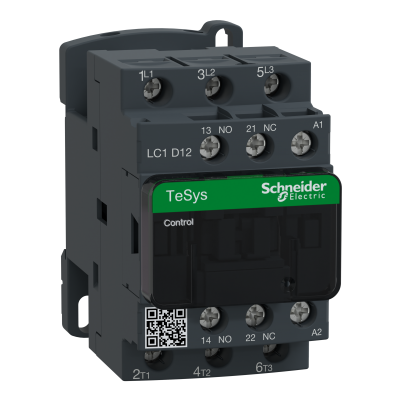Stycznik mocy 12A 3P 400V AC 1Z 1R LC1D12V7 SCHNEIDER (LC1D12V7)