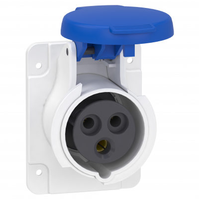GNIAZDO 16A 2P-E 200-250V IP44 50-60HZ PKF16G423 SCHNEIDER (PKF16G423)
