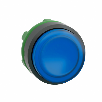 Harmony XB5 Przycisk wystający niebieski z samopowrotem LED plastikowy typowa bez oznaczenia ZB5AW163 SCHNEIDER (ZB5AW163)