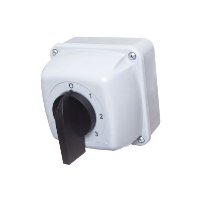 Łącznik krzywkowy 0-1-2-3 3P 40A IP44 w obudowie Łuk 40-63 924063 ELEKTROMET (924063)
