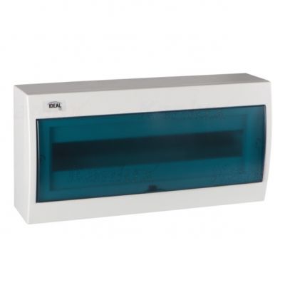 KDB-S18T Rozdzielnica natynkowa 1x18 plastikowa IP30 23613 KANLUX (23613)