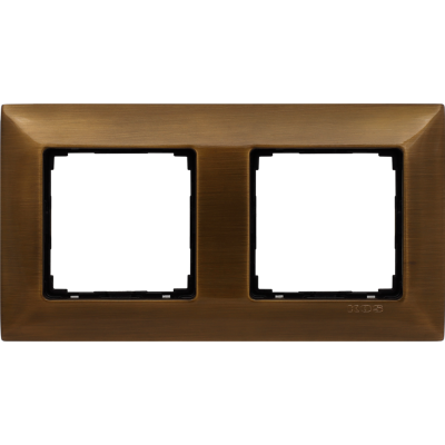 VENA EXCLUSIVE METAL Ramka 2x brąz rustykalny (5132282)