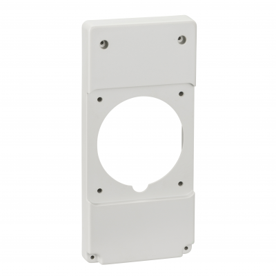 Płyta Kaedra do otworów 103x225mm dla gniazd zasilających 63 A 100x107mm 13144 SCHNEIDER (13144)