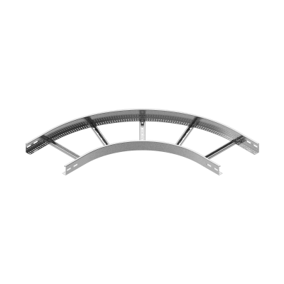 Łuk drabinki 90° 500x45mm Grubość 2,00 mm LDC500H45 N 446950 BAKS (446950)