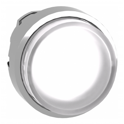 Harmony XB4 Przycisk wystający biały push push LED metalowy bez oznaczenia ZB4BH13 SCHNEIDER (ZB4BH13)