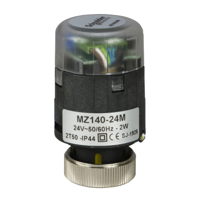 siłownik zaworu elektrotermiczny 140 N sterowanie 0-10V zasilanie 24 VAC MZ140-24M SCHNEIDER (MZ140-24M)