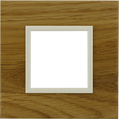 DANTE ; Ramka 1x  LIGHT OAK (4522381)