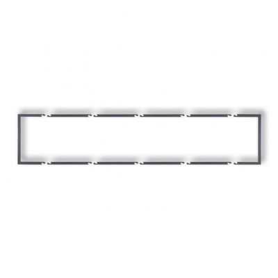 KARLIK Ramka wypełniająca pięciokrotna DECO grafitowy 11DRW-5 (11DRW-5)