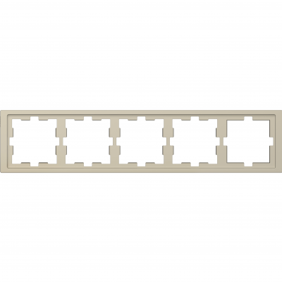 Merten D-Life ramka pięciokrotna piasek sahary MTN4050-6533 SCHNEIDER (MTN4050-6533)