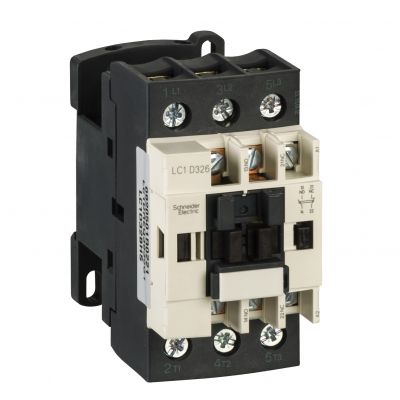 Stycznik TeSys 120VAC 32A 3 POLE W/1Z-1R LC1DREQ3835G1 SCHNEIDER (LC1DREQ3835G1)