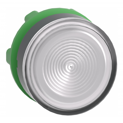 Harmony XB5 Przycisk płaski biały z samopowrotem LED plastikowy karbowana bez oznaczenia ZB5AW313S SCHNEIDER (ZB5AW313S)