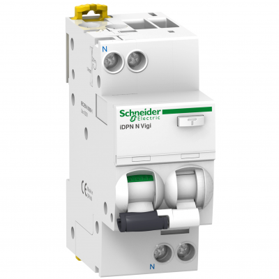 Wyłącznik różnicowonadprądowy Acti9 iDPNNVigi-C10-10-1N-AC C10A 1P+N 10mA typ AC A9D02610 SCHNEIDER (A9D02610)