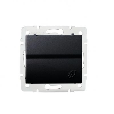LOGI 02-1230-142 cm Gniazdo z uziemieniem IP44 Schuko LOGI 02-1230-142 cm śrubowy kolor czarny mat K (33613)