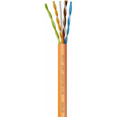 BiTLAN U/UTP 4x2x23 AWG (0,54) cat. 6 350MHz LSOH Bezhalogenowy kabel do sieci teleinformatycznych BITNER (TI0049)