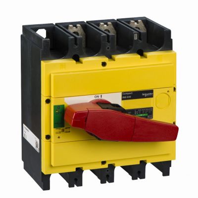 Compact INS INV rozłącznik INS630 żółto-czerwony 630A 3P 31134 SCHNEIDER (31134)