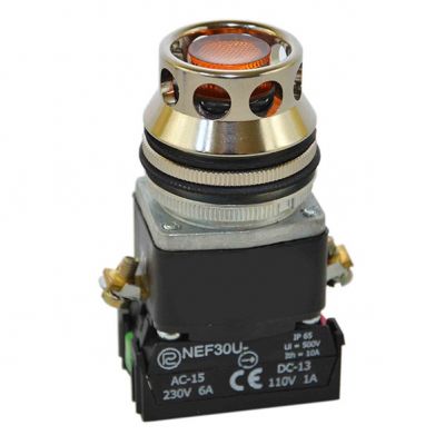 Przycisk NEF30-UKL2X/24V/W3 żółty (W0-NEF30-UKL 2X/W3 G)