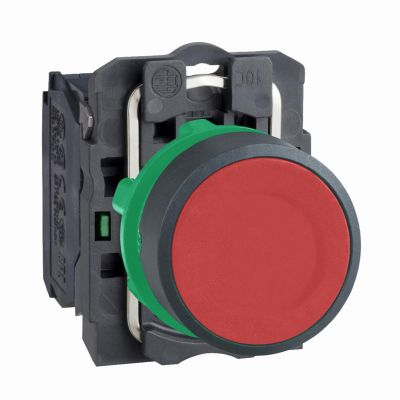 Harmony XB5 Kompletny przycisk Czerwony Standardowy 1Z Plastikowy XB5AA41 SCHNEIDER (XB5AA41)