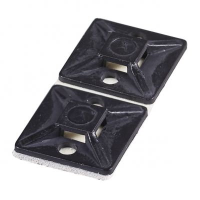 Samoprzylepne uchwyty do opasek szer. 3,6 mm 19 x 19 mm* 262161 HAUPA (262161)