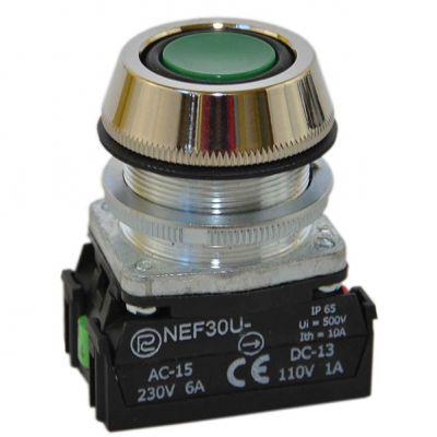 Przycisk NEF30-UKXY/W3 zielony (W0-NEF30-UK XY/W3 Z)