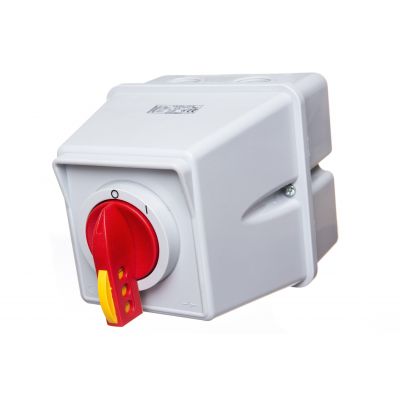 Łącznik krzywkowy 0-1 100A 3P w obudowie zamykany na kłódkę IP44 LK 100-13/5 ELEKTROMET (910781)