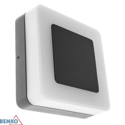 OPRAWA ELEWACYJNA VALIT 8W 3000K 640LM IP54 151X54X151MM KWADRATOWA GRAFIT BEMKO (C25-EL2-Q-008GR-3K)