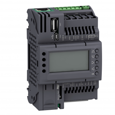 Modicon M172 Sterownik PLC HVAC 2 DI 2 AI 3 DO Wyświetlacz Eth CAN RS485 USB mini A/B µSD TM172PDG07R SCHNEIDER (TM172PDG07R)