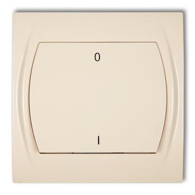 KARLIK LOGO Łącznik dwubiegunowy beżowy 1LWP-9 (1LWP-9)