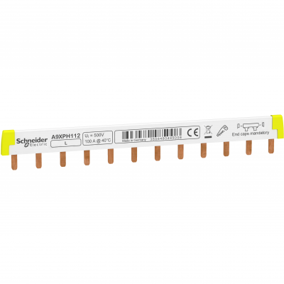 Szyna sztyftowa Acti9 A9XPH112 100A 1P 12 modułów A9XPH112 SCHNEIDER (A9XPH112)