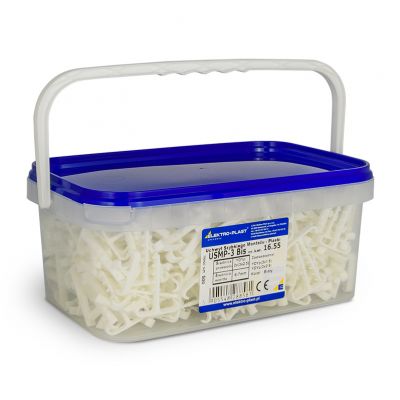 Uchwyt montażowy kablowy USMP-3 BIS 3x2,5 3x1,5 500 szt OPATÓWEK (16.55)