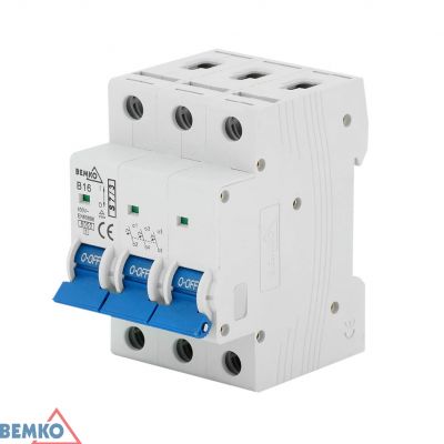 Wyłącznik nadprądowy 6kA 3P B63A A00-S7-3P-B63 BEMKO (S-A00-S7-3P-B63)