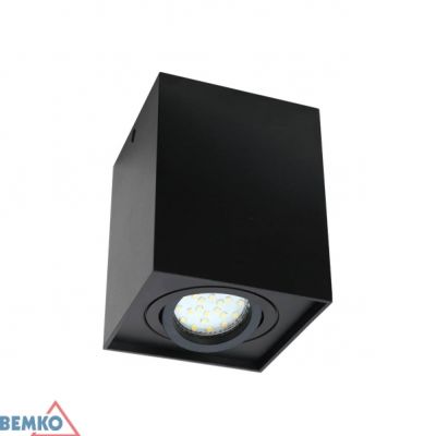 DOWNLIGHT ORTAL REGULOWANA 96x96 GU10 MAX. 1x50W CZARNA C23-DLO-AS-GU10-150-BL  BEMKO (C23-DLO-AS-GU10-150-BL)