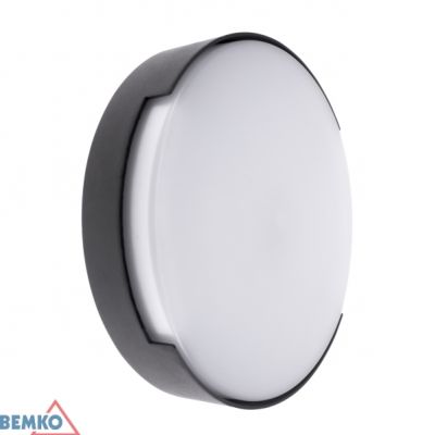 OPRAWA ELEWACYJNA VALANT 16W 3000K 1120LM IP65 250X62MM OKRĄGŁA GRAFIT BEMKO (C25-EL1-R-016GR-3K)