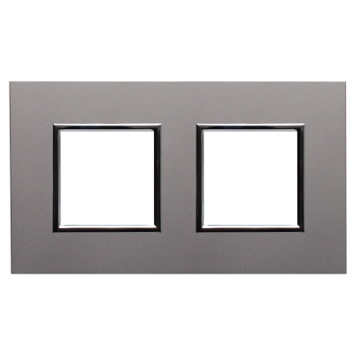 DANTE ; Ramka 2x  ALUMINIUM (4542282)