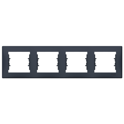 Sedna ramka poczwórna 4-krotna pozioma grafit SDN5800770 SCHNEIDER (SDN5800770)