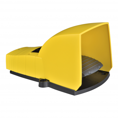 Harmony XPE Łącznik nożny pojedynczy z osłoną żółty 2R+NO plastikowy XPEY311 SCHNEIDER (XPEY311)