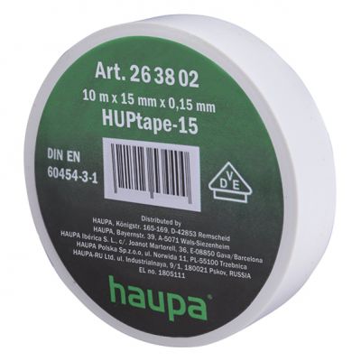 Taśma izolacyjna VDE 25 mm x 20 m biała 263864 HAUPA (263864)