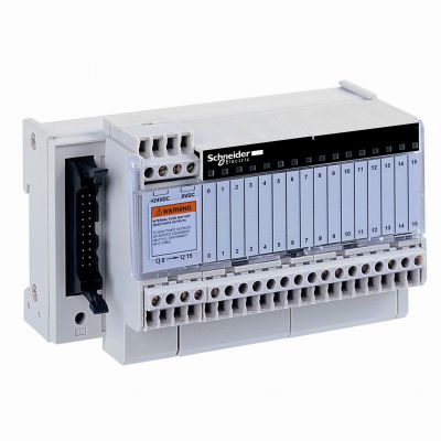 Modicon ABE7 podbaza przekaźnika wyjściowego elektronicznego 16 wyjść 0.5 A ABE7S16S1B2 SCHNEIDER (ABE7S16S1B2)