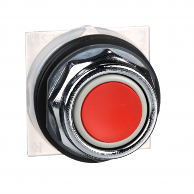 Harmony 9001K Przycisk fi30 czerwony 2 położeniowy z samopowrotem metalowy ośmiokątny 9001KR1R SCHNEIDER (9001KR1R)