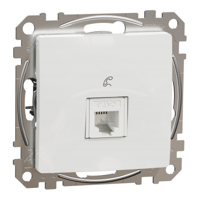 Sedna Design & Elements Gniazdo telefoniczne RJ11 białe SDD111491 SCHNEIDER (SDD111491)