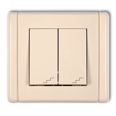 KARLIK FLEXI Łącznik podwójny schodowy beżowy 1FWP-33 (1FWP-33)