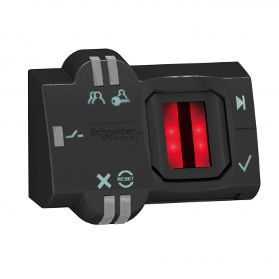 Harmony XB5 Przełącznik biomechaniczny monostabilny fi22 LED 24V dc plastikowy XB5S2B2L2 SCHNEIDER (XB5S2B2L2)