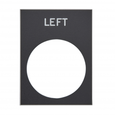 Harmony XAC Etykieta 30x40mm czarna z oznaczeniem /LEFT/ ZB2BY2310 SCHNEIDER (ZB2BY2310)