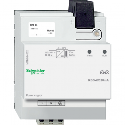 KNX zasilacz REG-K 320mA jasnoszary MTN684032 SCHNEIDER (MTN684032)