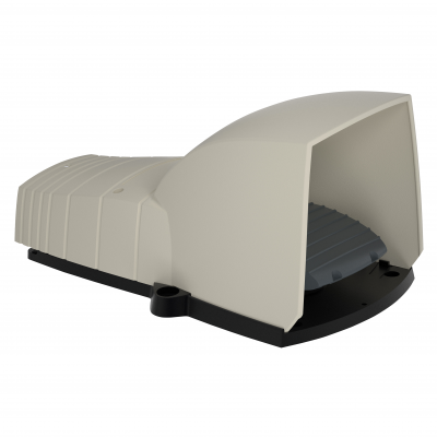 Harmony XPE Łącznik nożny pojedynczy z osłoną szary 1R + 1Z plastikowy XPEG510 SCHNEIDER (XPEG510)