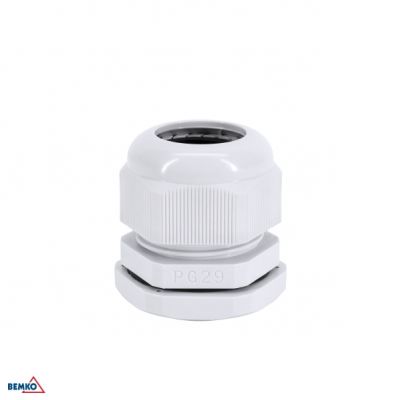 DŁAWNICA KABLOWA SZARA PG-29 (OPK. 50SZT.) BEMKO (E45-DK-PG-29-S/1)