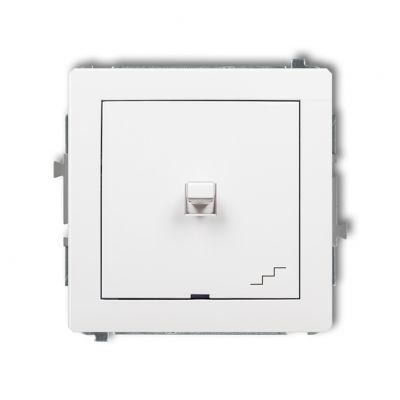 KARLIK DECO Łącznik schodowy w stylu amerykańskim biały mat 25DWPUS-3 (25DWPUS-3)