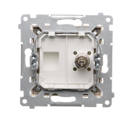 Simon 54 Gniazdo ekwipotencjalne pojedyncze złoty mat DGEK1.01/44 KONTAKT (DGEK1.01/44)