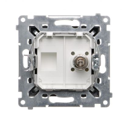 Simon 54 Gniazdo ekwipotencjalne pojedyncze brąz mat DGEK1.01/46 KONTAKT (DGEK1.01/46)